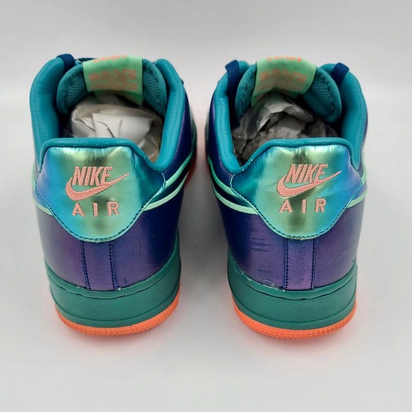 Nike Air Force 1 - Brave Blue Green Glow - Picture 7 of 8